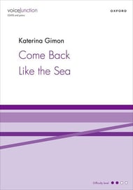 Come Back Like the Sea SSATB choral sheet music cover Thumbnail